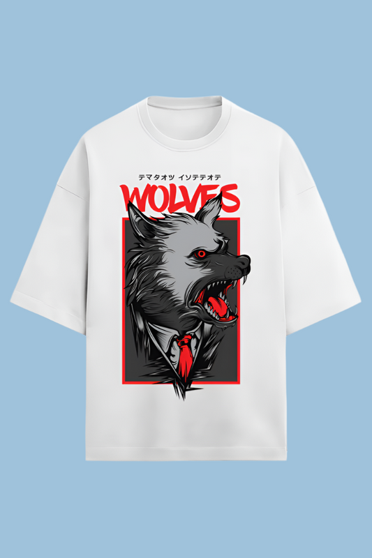 Terry Oversized Tshirt - Wolves