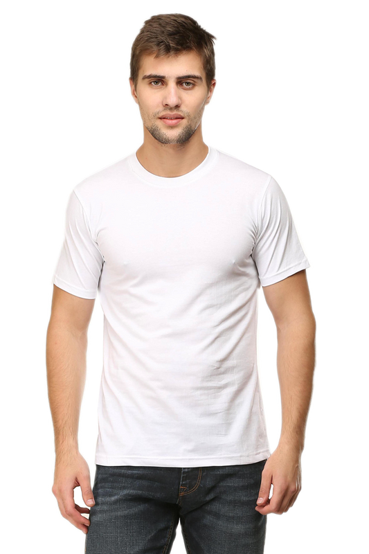 Men's Classic Plain T-Shirt - White