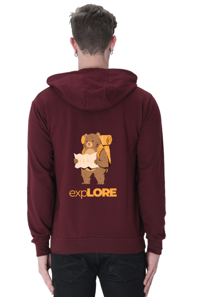 Men's Hooded Sweatshirt - Explore