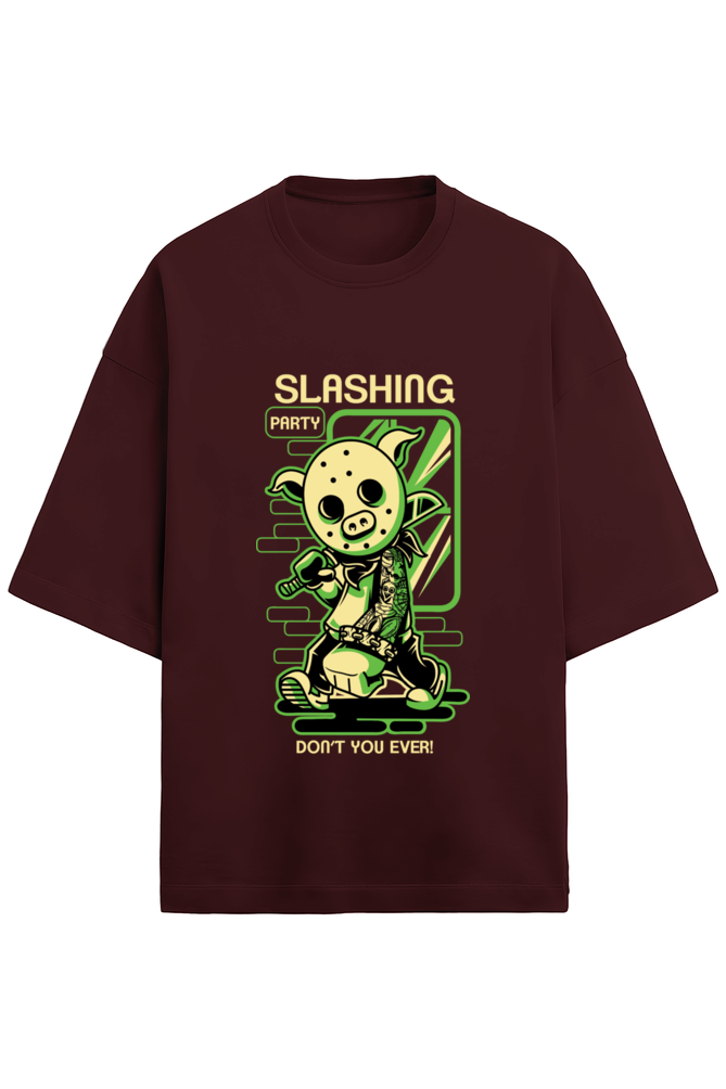 Terry Oversized Tshirt - Slashing