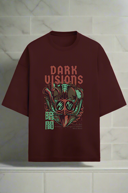 Terry Oversized Tshirt - Dark Vision