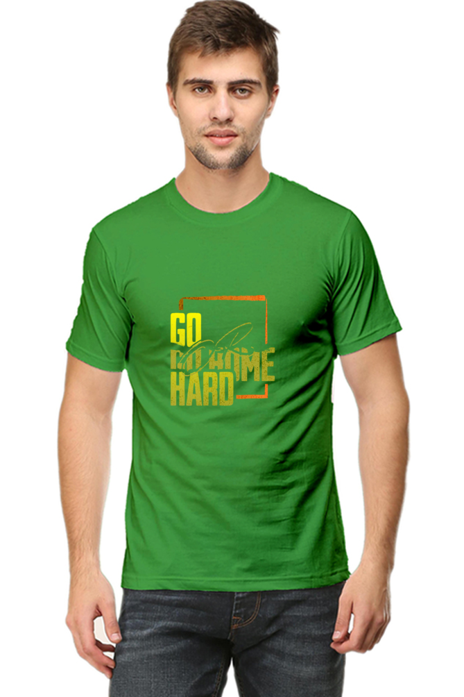 Men's Round Neck Classic T-Shirt - Go Hard