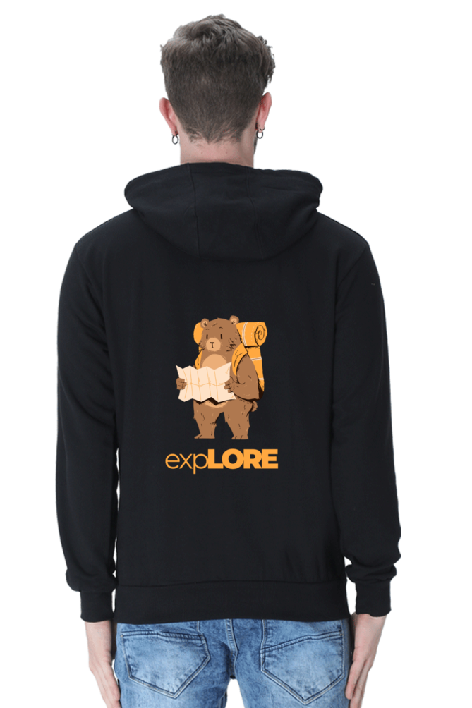 Men's Hooded Sweatshirt - Explore