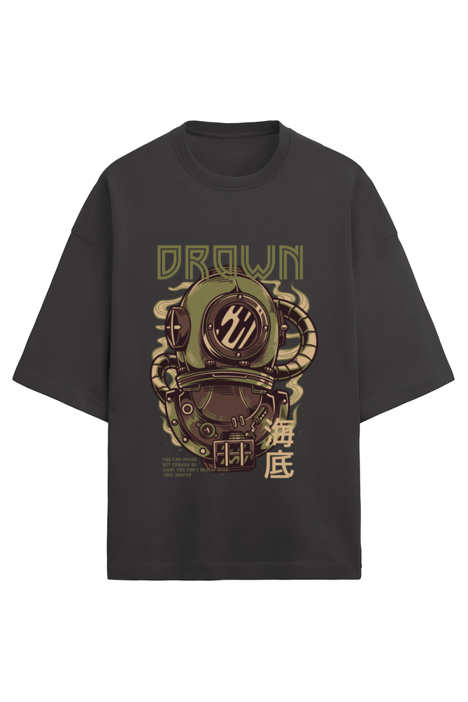 Terry Oversized Tshirt - Drown