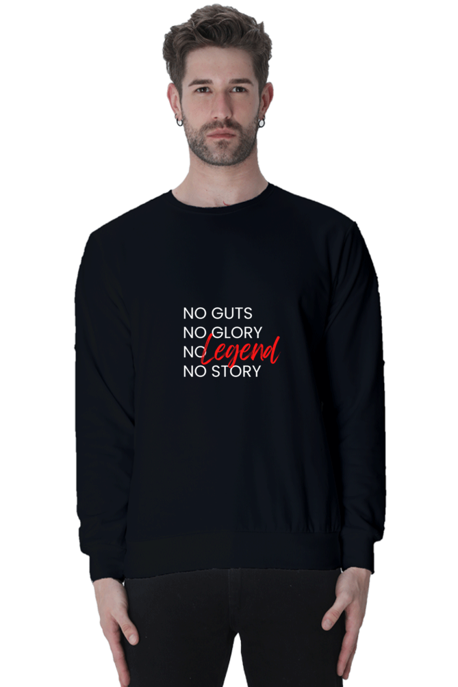 Men's Sweatshirt - No Guts No Glory