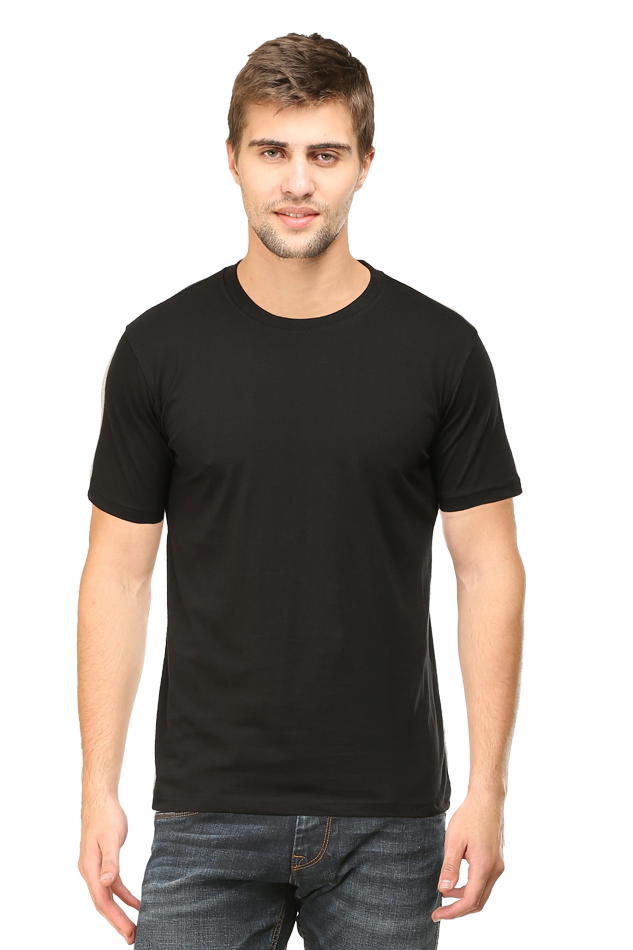 Men's Classic Plain T-Shirt - Black