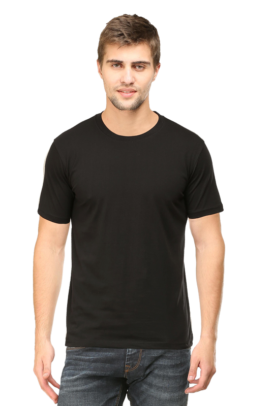 Men's Classic Plain T-Shirt - Black