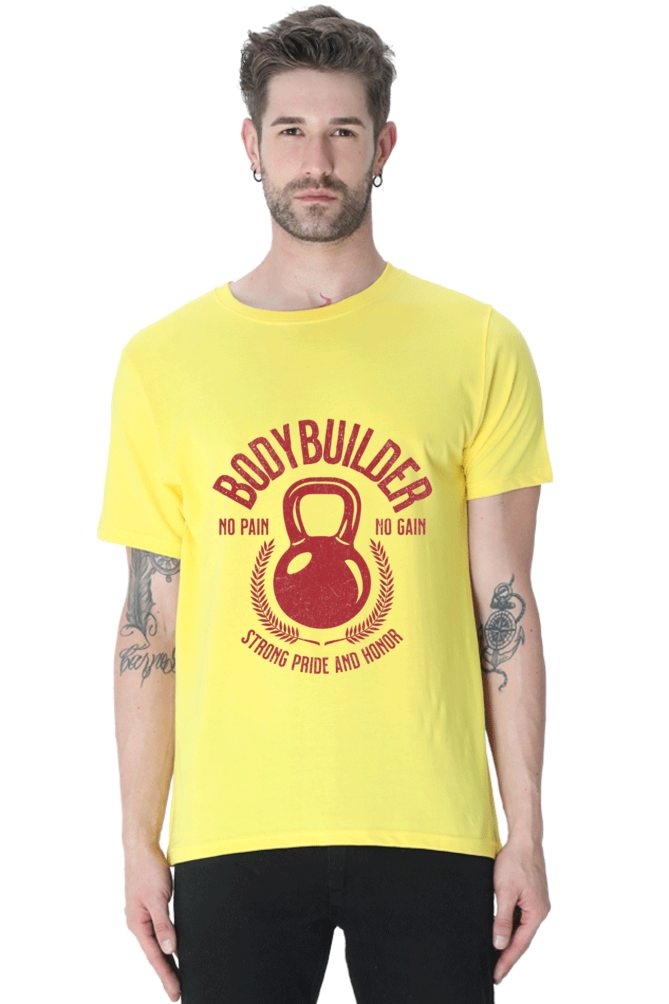 Men's Round Neck Classic T-Shirt - BodyBuilder