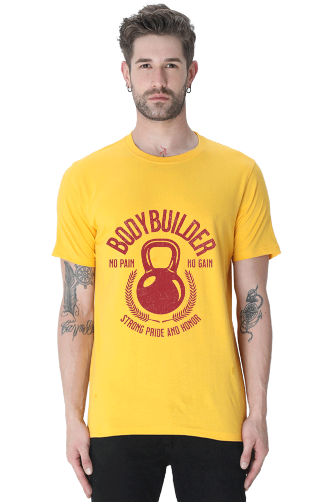 Men's Round Neck Classic T-Shirt - BodyBuilder