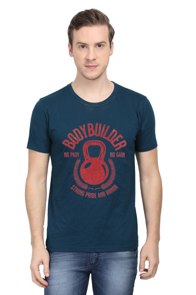 Men's Round Neck Classic T-Shirt - BodyBuilder