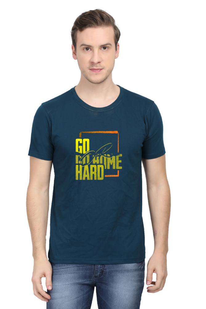 Men's Round Neck Classic T-Shirt - Go Hard