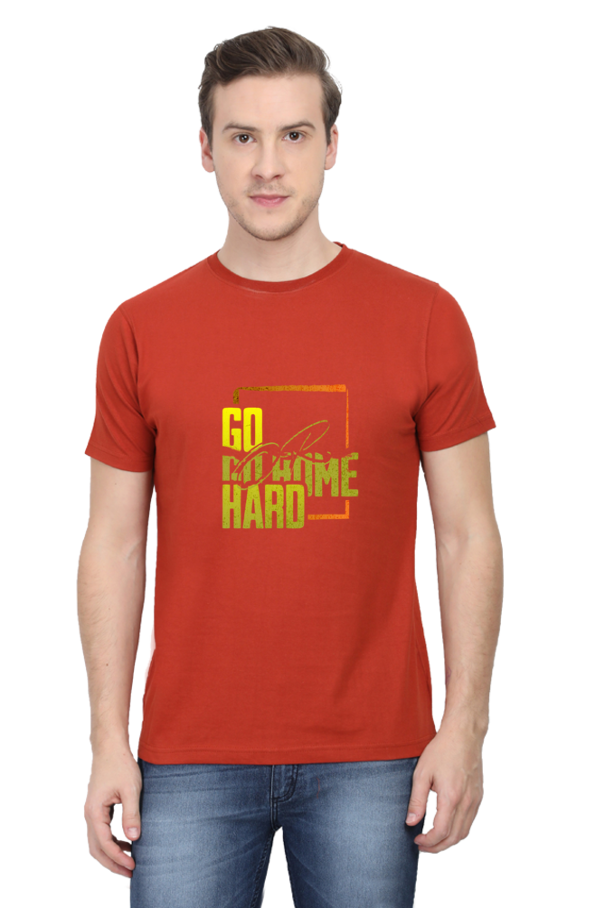 Men's Round Neck Classic T-Shirt - Go Hard