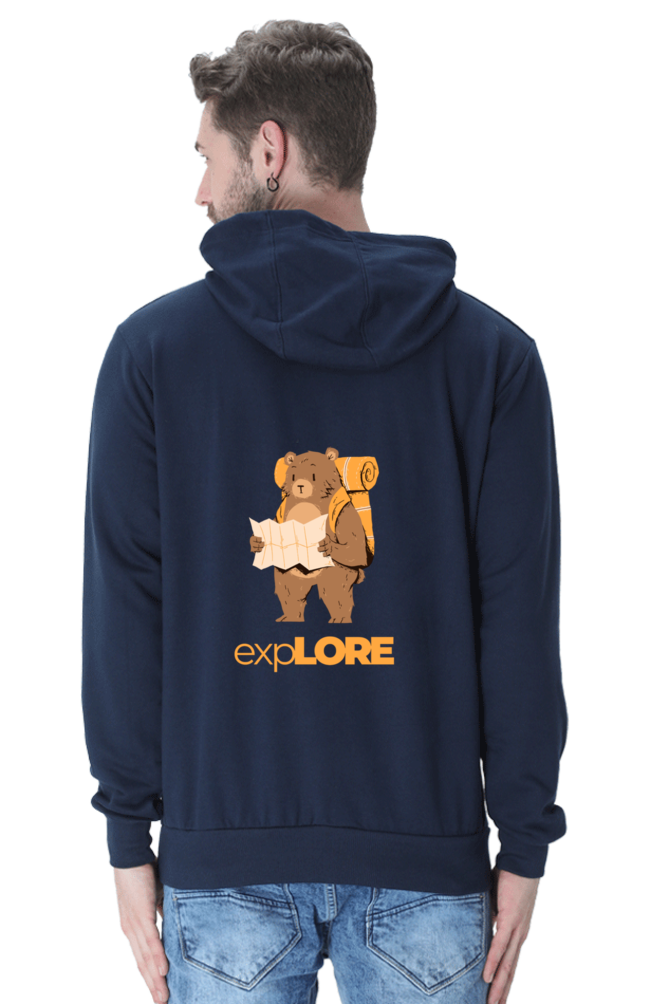 Men's Hooded Sweatshirt - Explore