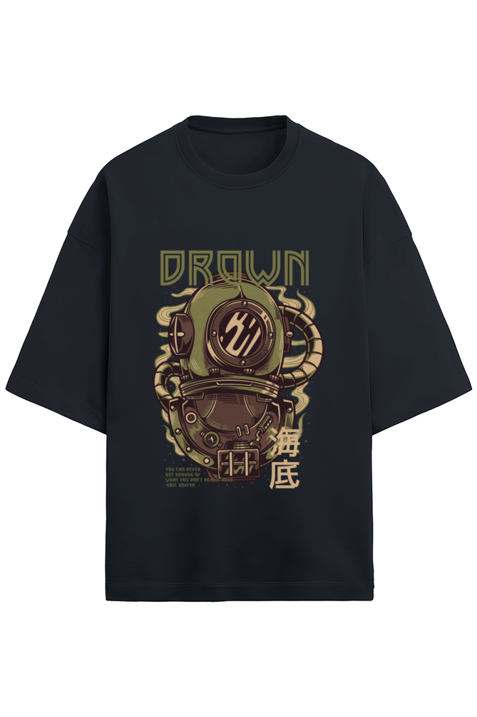 Terry Oversized Tshirt - Drown