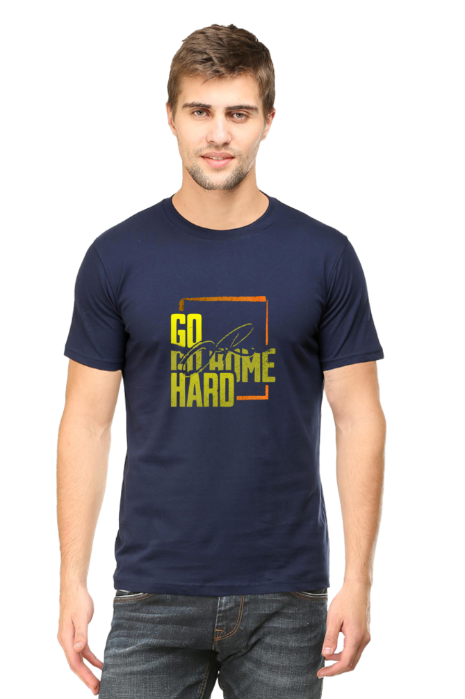 Men's Round Neck Classic T-Shirt - Go Hard