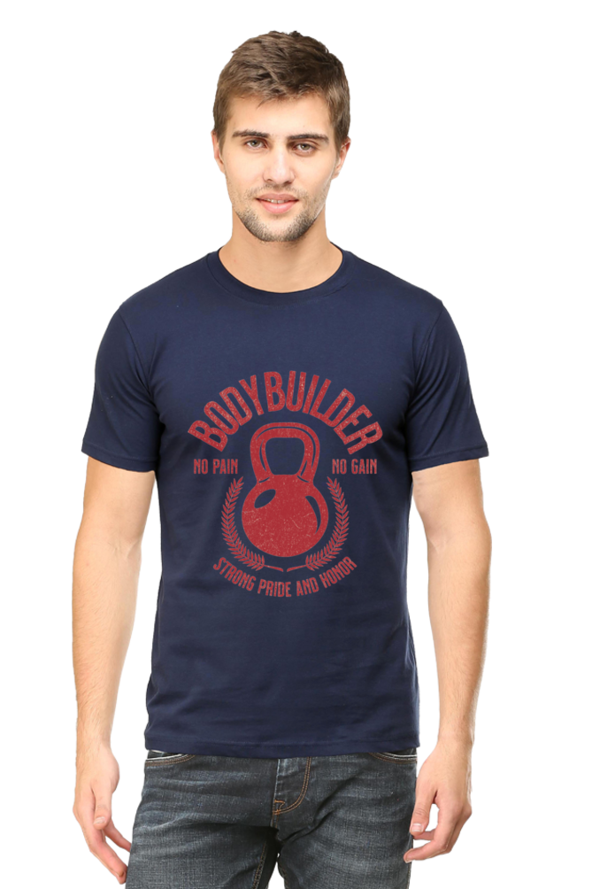 Men's Round Neck Classic T-Shirt - BodyBuilder