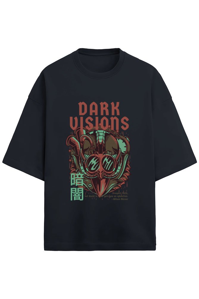 Terry Oversized Tshirt - Dark Vision