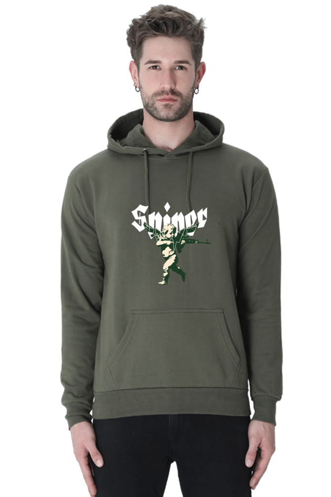 Men's Hooded Sweatshirts- Sniper