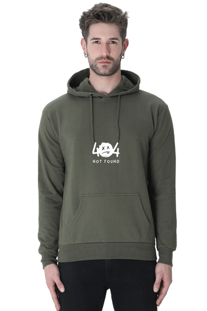 Men's Hooded Sweatshirt - 404 Not Found