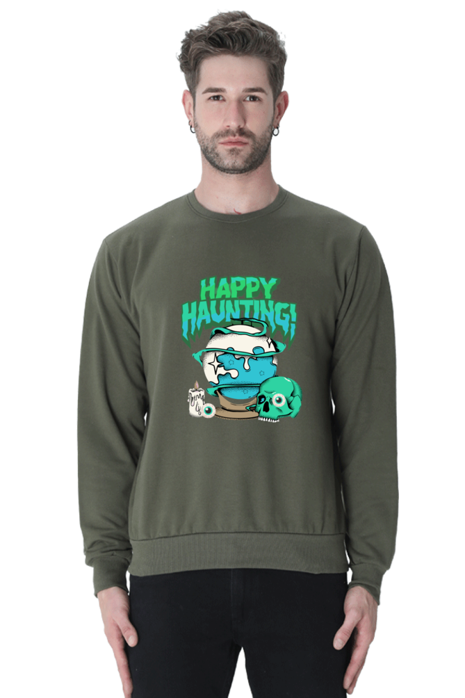 Men's Sweatshirt - Happy Haunting