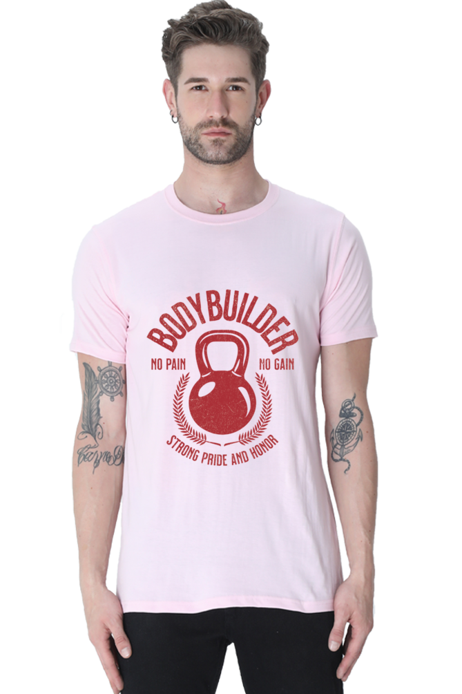 Men's Round Neck Classic T-Shirt - BodyBuilder