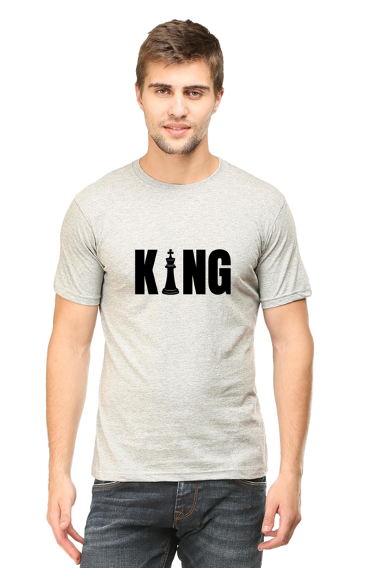 Men's Round Neck Classic T-Shirt - King