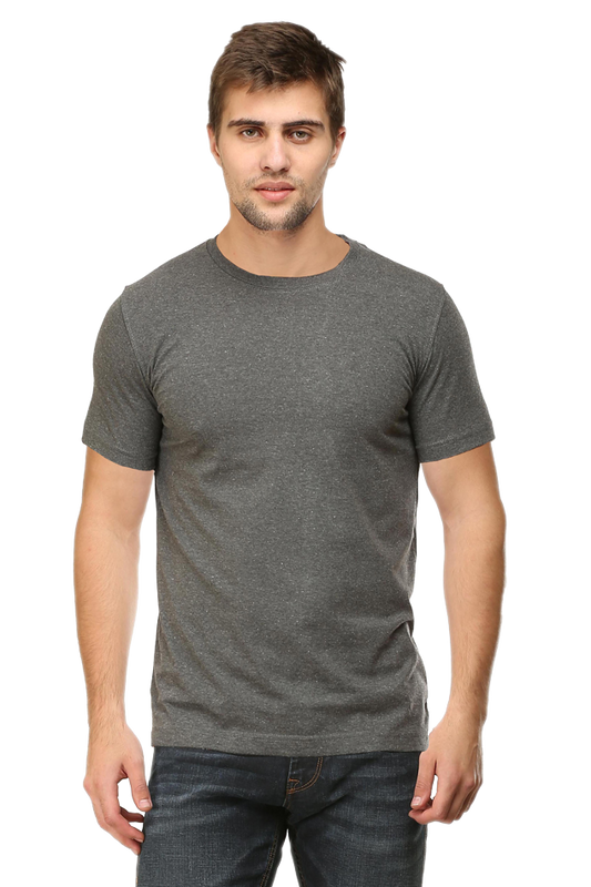 Men's Classic Plain T-Shirt - Charcoal