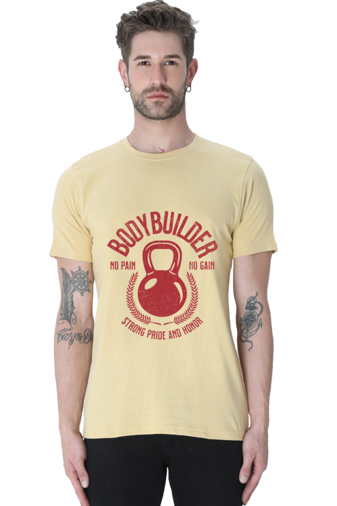 Men's Round Neck Classic T-Shirt - BodyBuilder