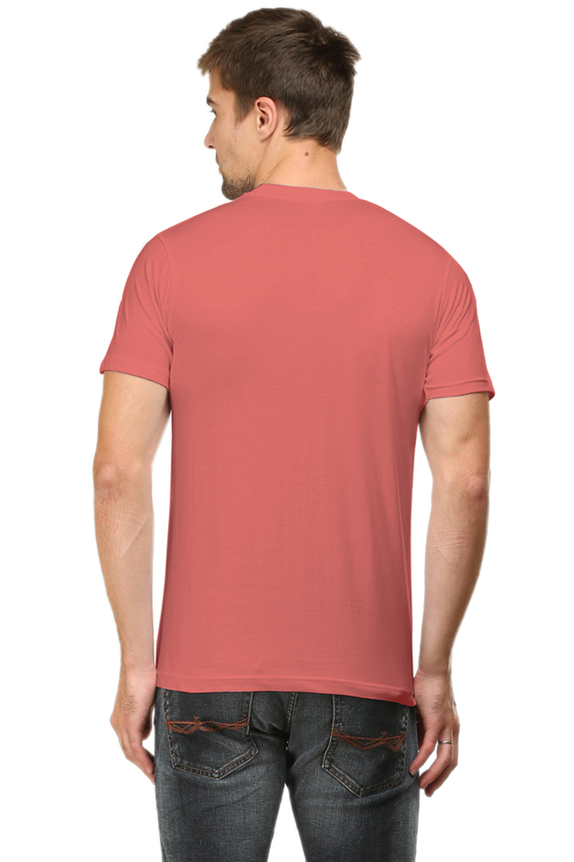 Men's Round Neck Classic T-Shirt - Music on World Off