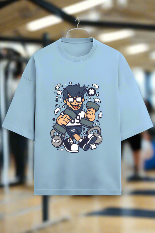 Terry Oversized Tshirt - Gym Hipster