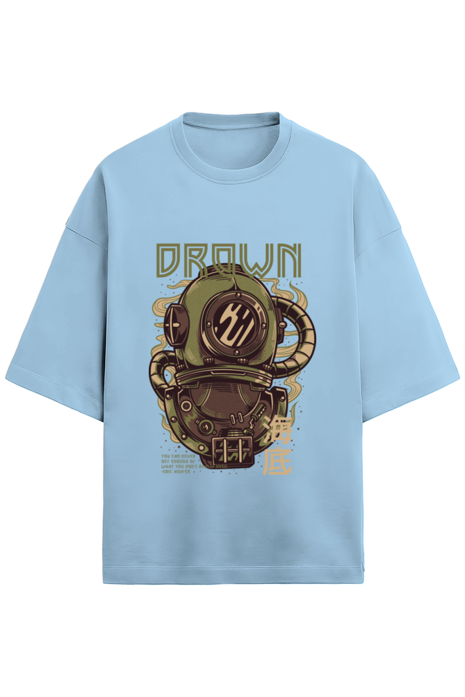 Terry Oversized Tshirt - Drown