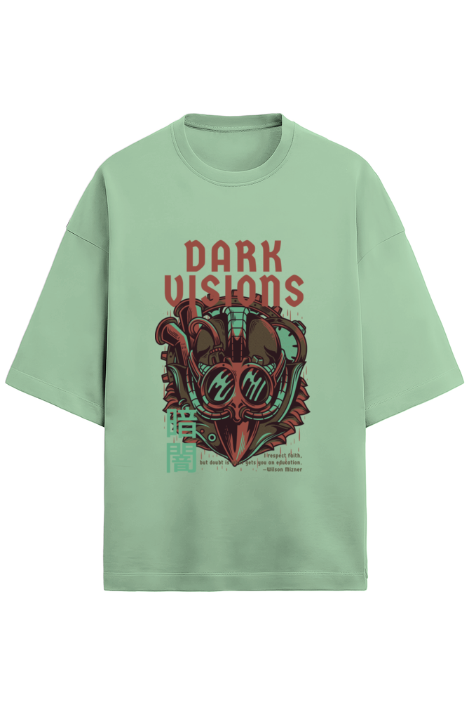 Terry Oversized Tshirt - Dark Vision