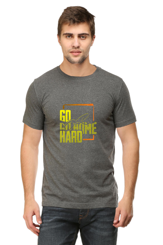 Men's Round Neck Classic T-Shirt - Go Hard