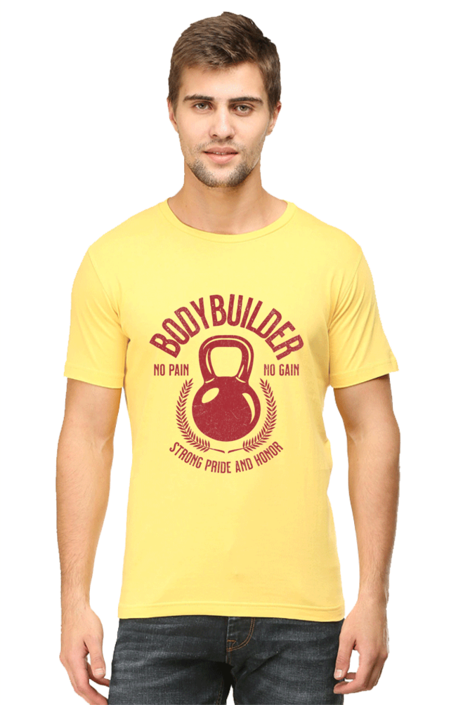 Men's Round Neck Classic T-Shirt - BodyBuilder