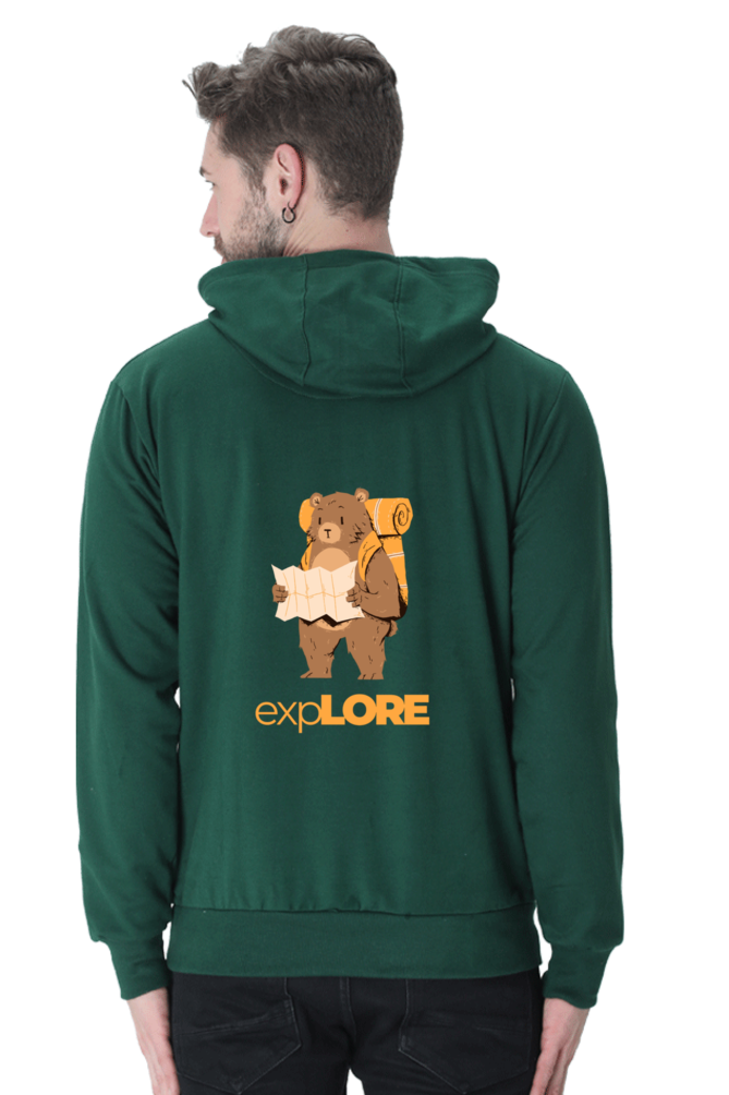 Men's Hooded Sweatshirt - Explore