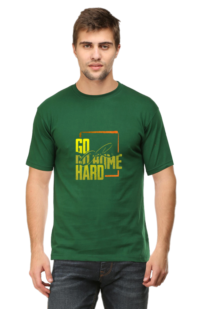 Men's Round Neck Classic T-Shirt - Go Hard