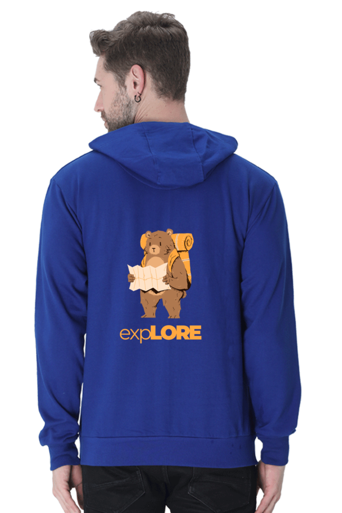 Men's Hooded Sweatshirt - Explore