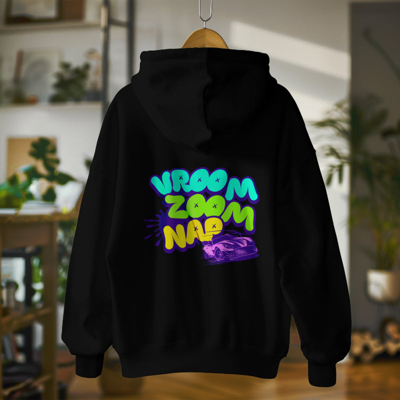 Men's Hooded Sweatshirts - Vroom Zoom Nap